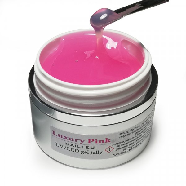 Aufbau-Gel &quot;Luxury Pink&quot; 15 ml , Gelee-Gel UV/LED