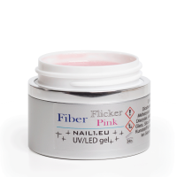 1-Phasen-Gel &quot;Fiber FLICKER Pink&quot; 30ml