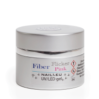1-Phasen-Gel &quot;Fiber FLICKER Pink&quot; 30ml