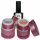 Beautyline Nagelgel-Set /Rouge/ 3x15ml: MakeUp Aufbaugel, Haftgel, Versiegelungsgel