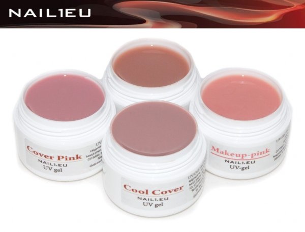 MakeUp Gel Set: MakeUp 7ml, MakeUp Pink 7ml, Cover Pink 7ml, Cool Cover 15 ml